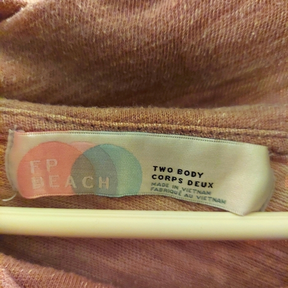 FP Beach Cowl Neck Cotton Long-sleeve Shirt - Picture 2 of 5